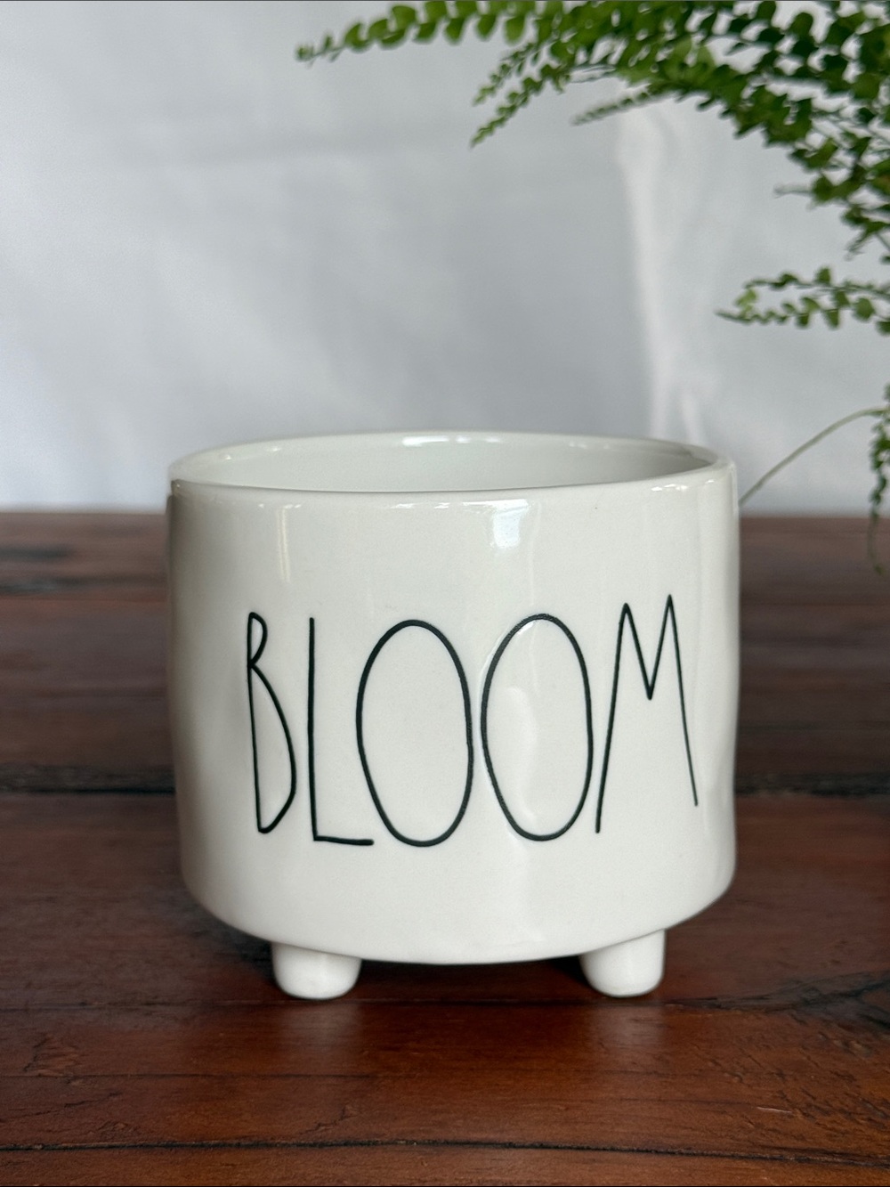 White 'Bloom' Ceramic Planter Pot